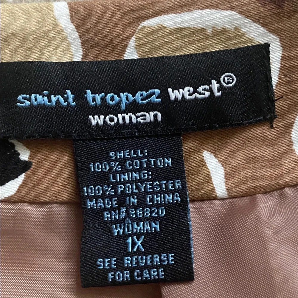 Saint tropes west size 1XL open front jacket - Picture 5 of 5